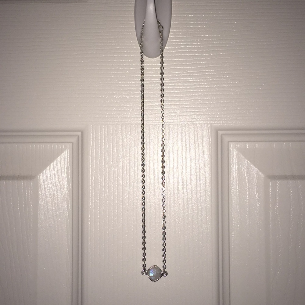  Rainbow Moonstone Necklace - Picture 3 of 8